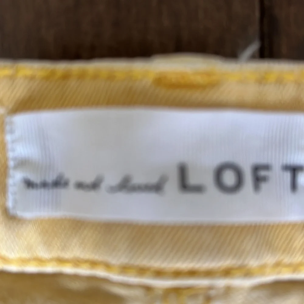 Loft yellow jeans - Picture 3 of 3